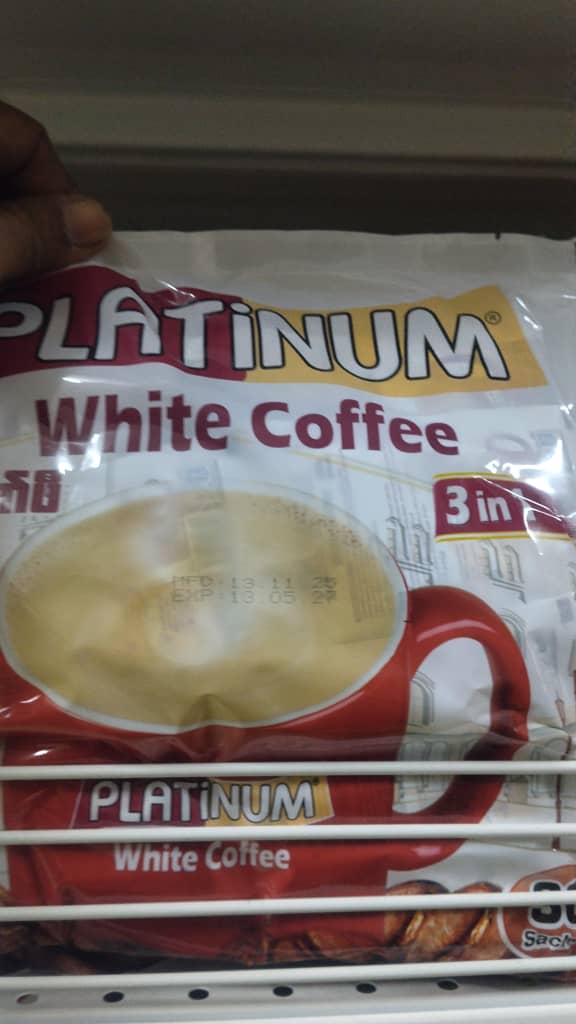 PLATINUM White Coffee (3 in 1 Premix Sachet) White Coffee 3 in 1